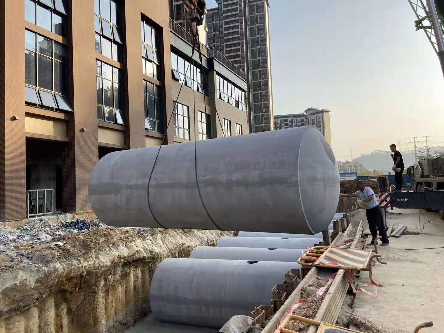 广州铁路职业技术学院600立方整体式钢筋混凝土化粪池